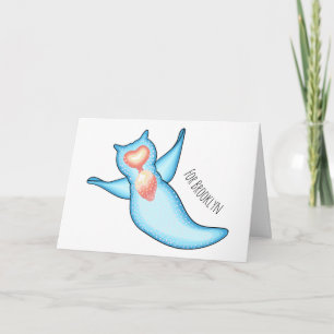 Sea angel cartoon illustriert karte
