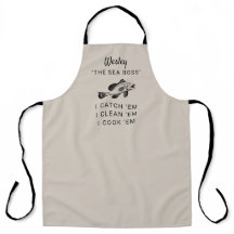 Sea Bass Fischen Spaß Personalisiert Taupe