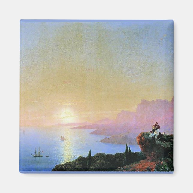 Sea Bay von Ivan Aivazovsky, Magnet (Vorne)