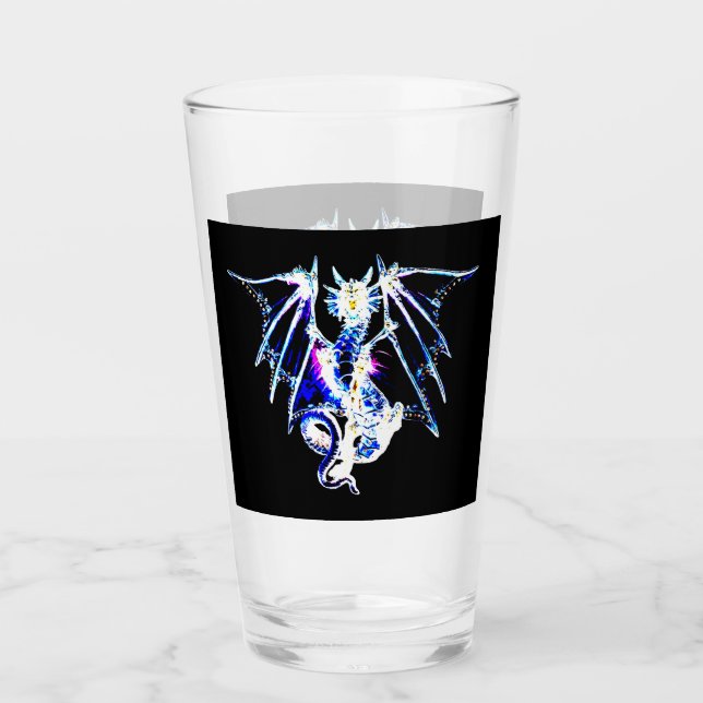 Sea Beast Fantasy Dragon Glas (Vorderseite)