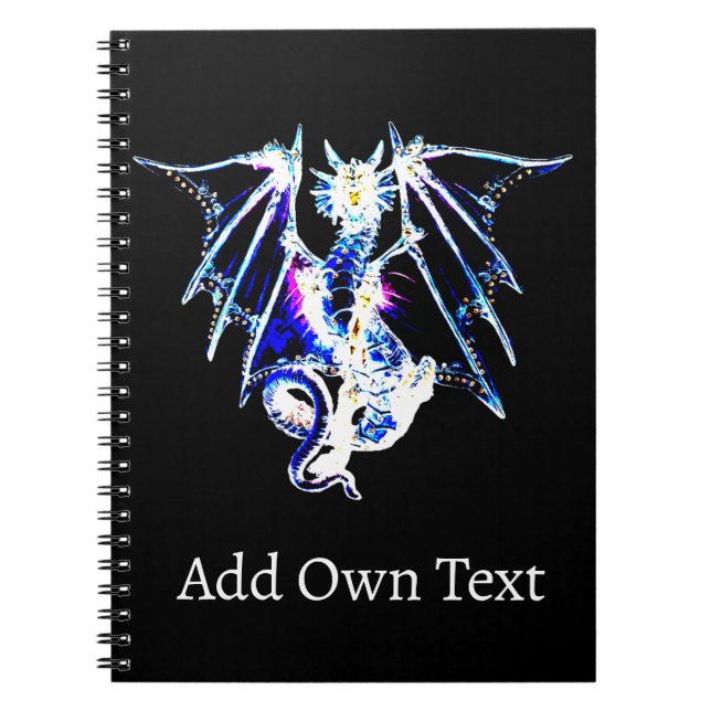 Sea Beast Fantasy Dragon Notizblock (Vorderseite)