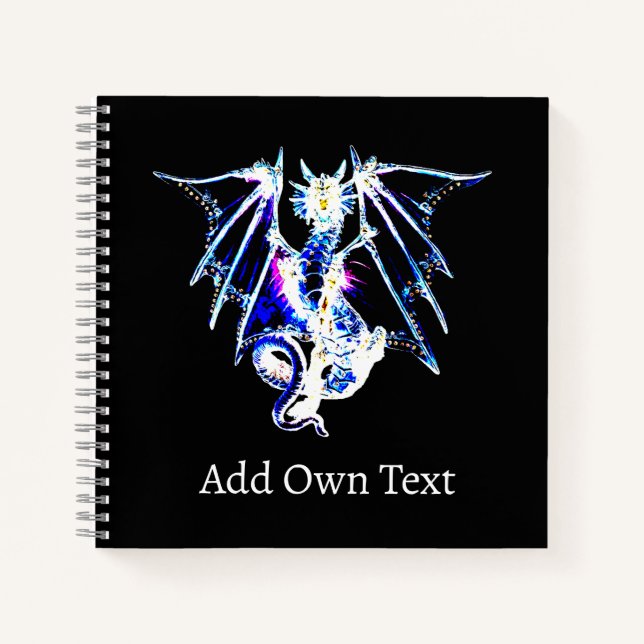 Sea Beast Fantasy Dragon Notizbuch (Vorderseite)