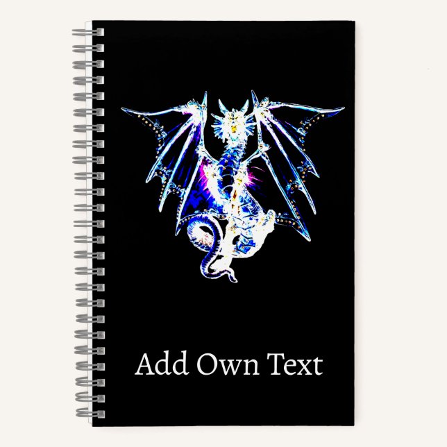 Sea Beast Fantasy Dragon Notizbuch (Vorderseite)