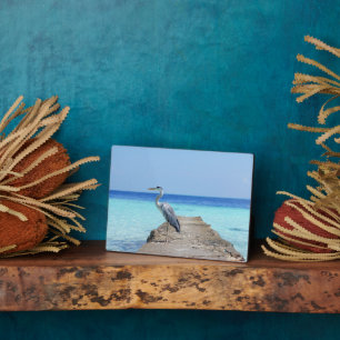 Sea Bird Art Deco Plaque Fotoplatte