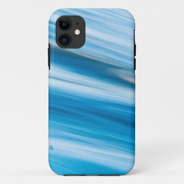 Sea Blue Abstrakt Case-Mate iPhone Hülle (Rückseite)