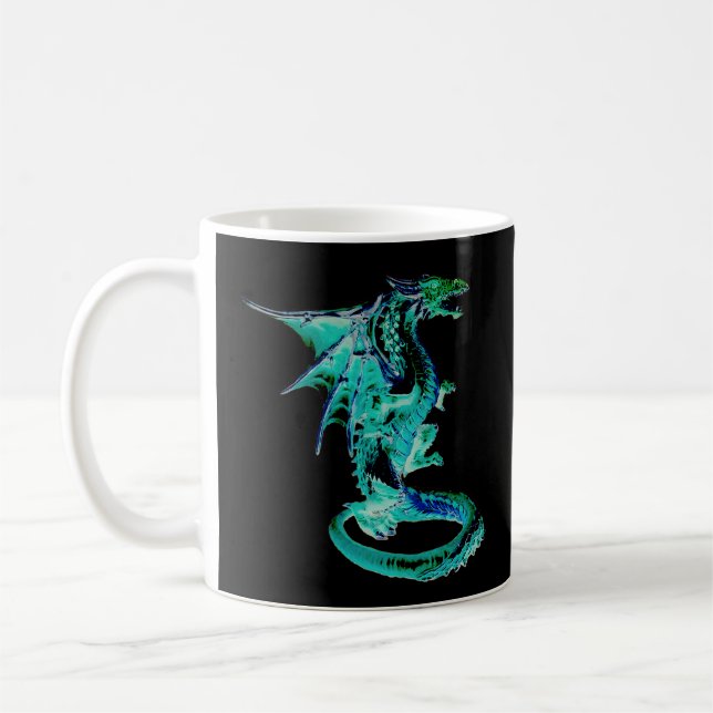 Sea Blue Dragon Tasse (Links)