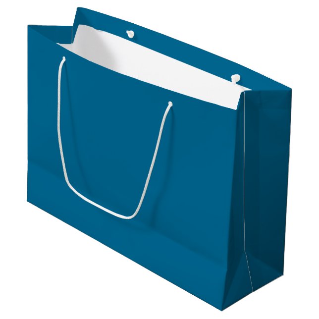 Sea Blue Grosse Geschenktasche Große Geschenktüte (Vorderseite Schrägansicht)
