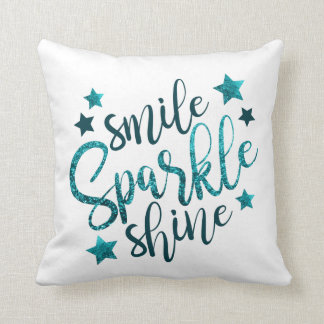 Sea Blue Imitate Sparkle Kissen für sie