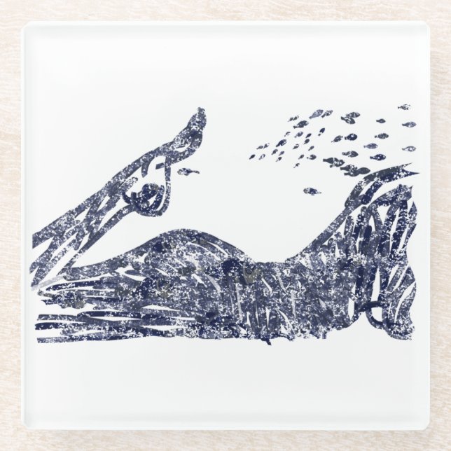 Sea bottom.  glasuntersetzer (Vorderseite)