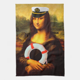Sea Captain Mona Lisa Küchentuch