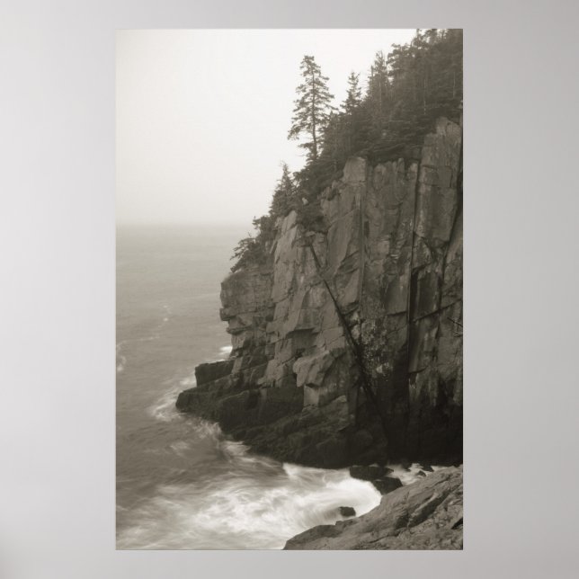 Sea Cliff at Quoddy Head, Maine Poster (Vorne)