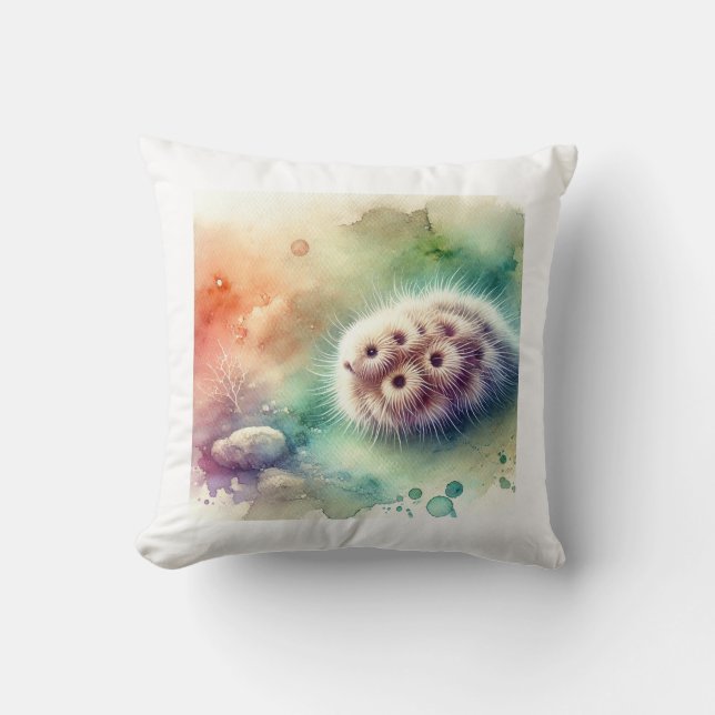 Sea cookie 170724AREF147 - Watercolor Kissen (Vorderseite)