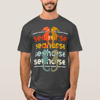 Sea Creature Ocean Aquarium Zoo Seepferd T-Shirt