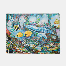 Sea Creatures Beach House Door Mat Fußmatte