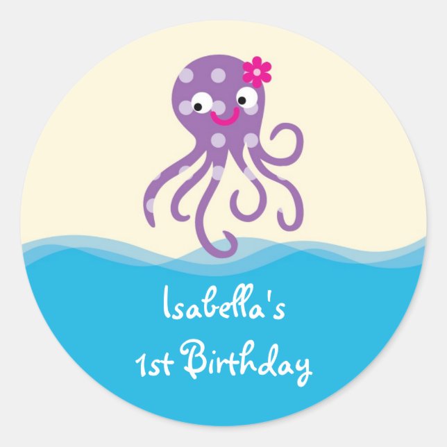 Sea Creatures Girl Favoriser Sticker (Devant)