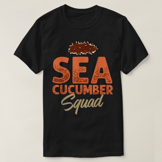 Sea Cucumber Red Chinese Orange Canada Niedlich T-Shirt (Design vorne)