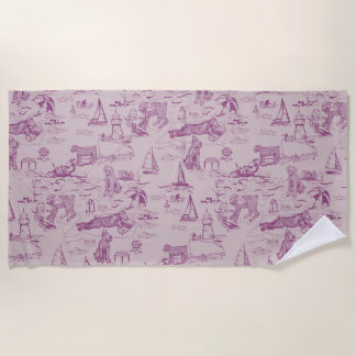 Sea Dog Toile Bouvier Des Flandres Beach Sand Strandtuch