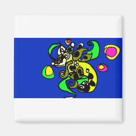 Sea dragon art  magnet