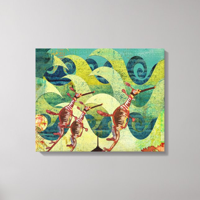 Sea Dragons Ocean Avenue Leinwand (Vorderseite)