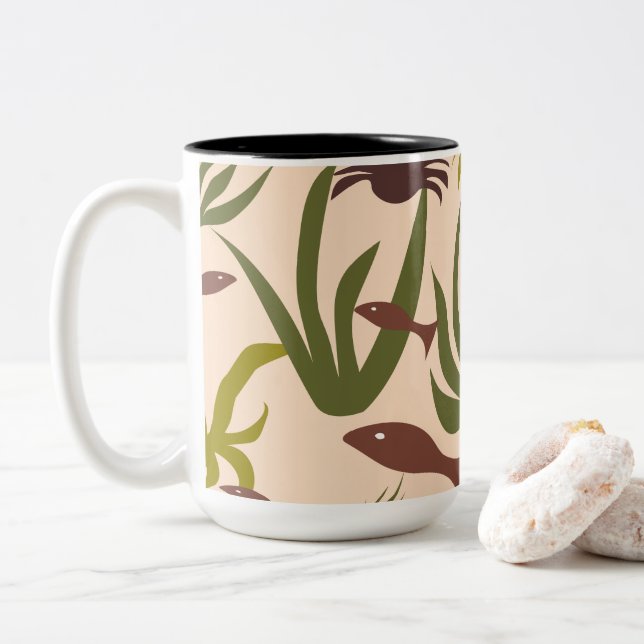Sea Dream Fish and Crabs Tasse (Mit Donut)
