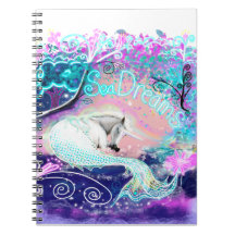 Sea Dreams Unicorn Art Notebook