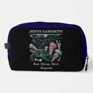 Sea Explorer: Tauchen, lachen, leben! Waschbeutel