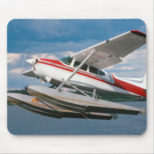Sea Flugzeug Start, Victoria Falls, Simbabwe Mousepad