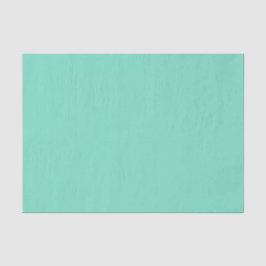 Sea Foam Rich Green Aqua Solid Seidenpapier