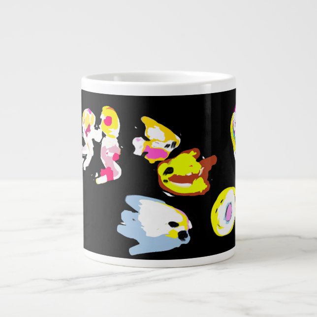 Sea fun summer  Jumbo-Tasse (Vorderseite)