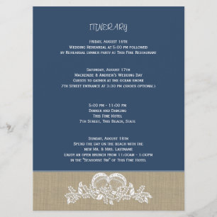 Sea Garland Beach Hochzeit Grosser Ausflug Einladung