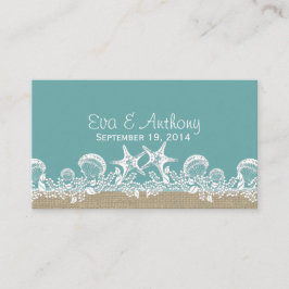 Sea Garland Beach Hochzeiten Platzkarten