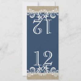 Sea Garland Beach Thema Design Tischnummer