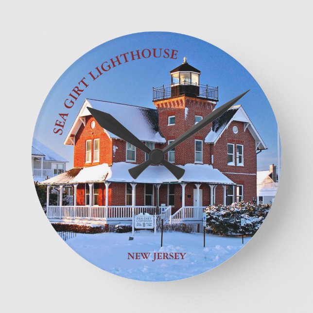 Sea Girt Lighthouse, horloge ronde du New Jersey (Recto)