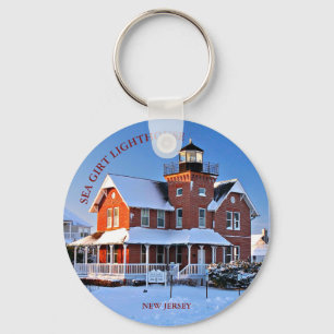 Sea Girt Lighthouse New Jersey Schlüsselanhänger