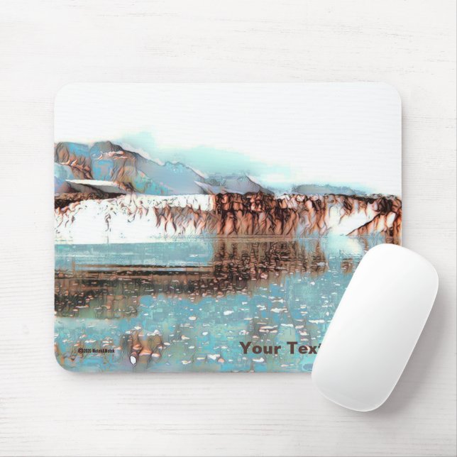 Sea Glacier Mousepad (Mit Mouse)