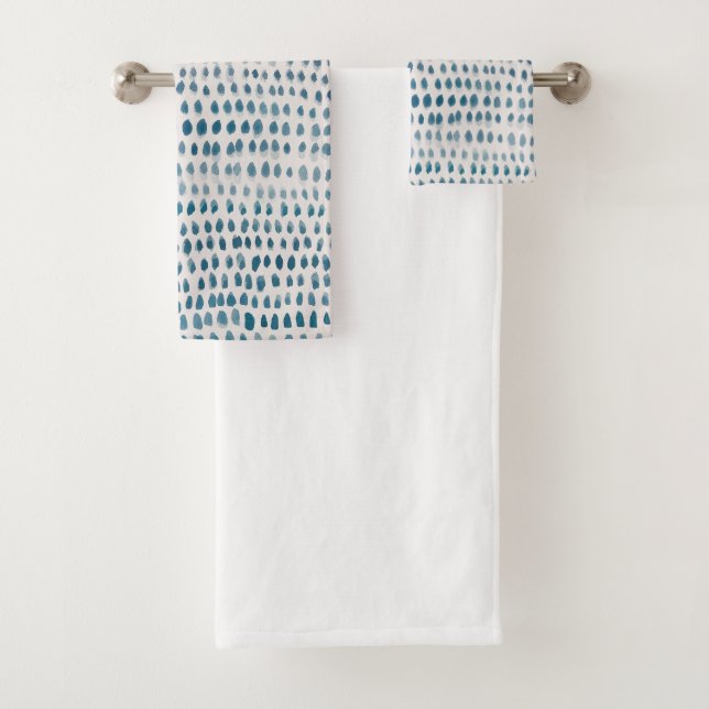 Sea Glass Coastal Boho Badehandtuch Set (Insitu)