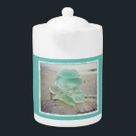 Sea Glass Collector Tea Pot<br><div class="desc">After a day beachcombing, grab this beautiful tea pot and make yourself a warm cuppa! A wonderful reminder of your beachcombing days!</div>