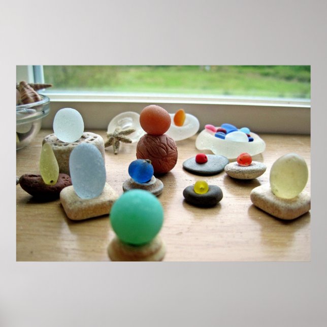Sea Glass Delight Poster (Vorne)