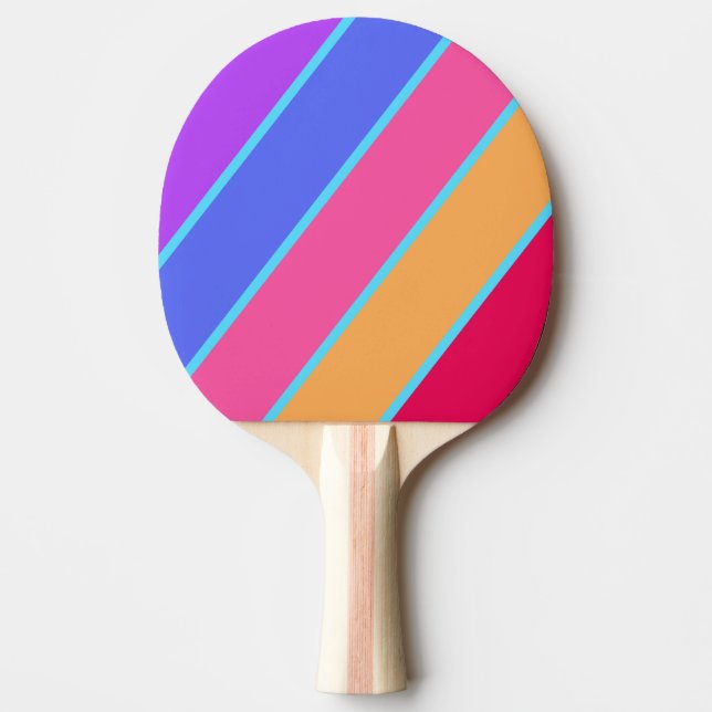 Sea Glass fett gestreift Tischtennis Schläger (Vorderseite)