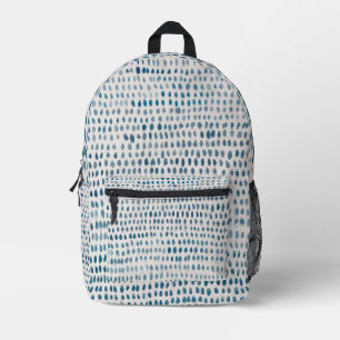 Sea Glass Malerei Küstenmuster Gepäck Bedruckter Rucksack