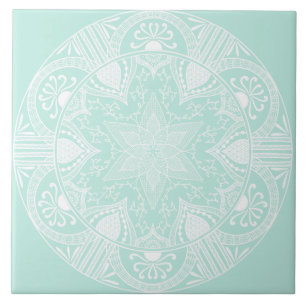 Sea Glass Mandala Fliese