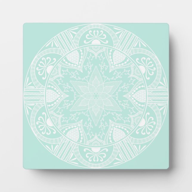 Sea Glass Mandala Fotoplatte (Vorderseite)