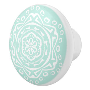 Sea Glass Mandala Keramikknauf