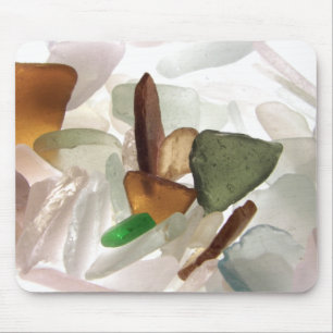 Sea Glass oder Beach Glass Mousepad