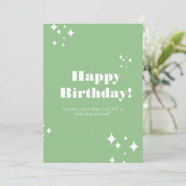 Sea Green Birday Card Einladung