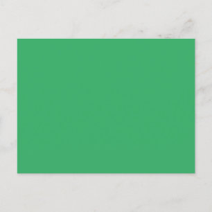 Sea Green #EEAD65, Aqua Forest Ankündigungspostkarte