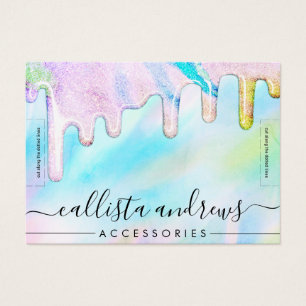 Sea Green Holographic Glitzer Tropfens Bracelet