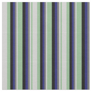 Sea Green, Light Gray, Dim Gray, Blue & Black Stoff
