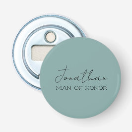 Sea Green Personalisiert Man of Honor Bottle Opene Flaschenöffner
