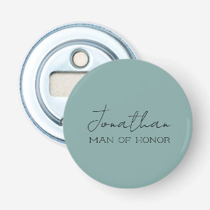 Sea Green Personalisiert Man of Honor Bottle Opene Flaschenöffner